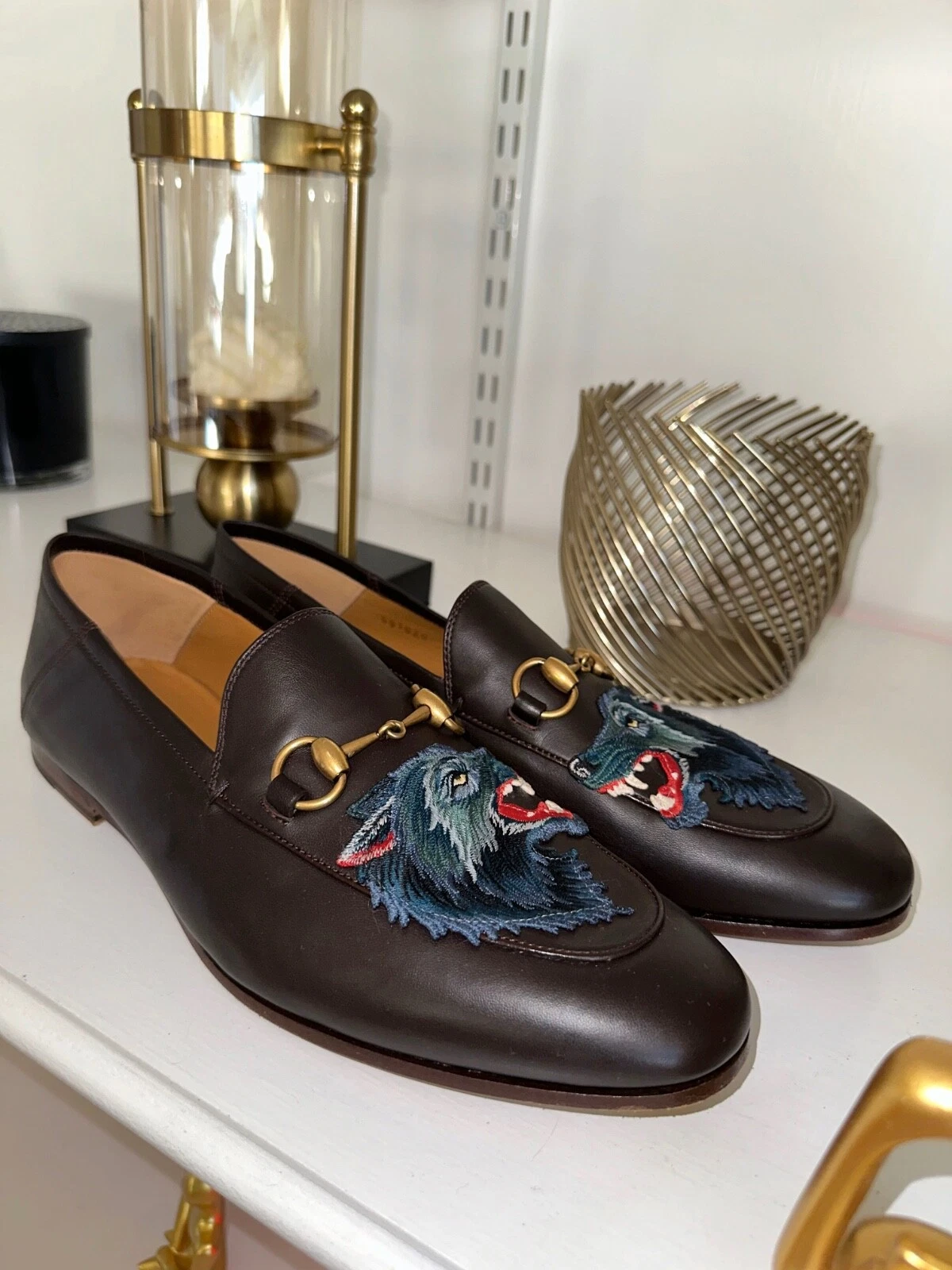 Mocassins habillés GUCCI HORSEBIT ACCENT CUIR