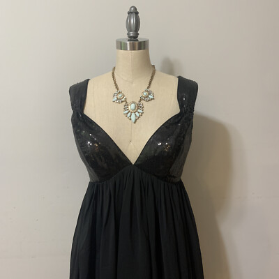 Sparkly Black Dress Beaded Top Short Black Dress 75% short homecoming dress  | eBay