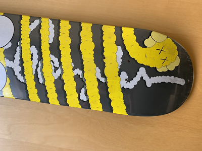 Krooked x Kaws Art Skateboard Deck Limited Rare 164/500 Gonz Mark
