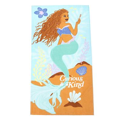 Disney Little Mermaid Cotton Kids Beach Towel, 28'' X 58''