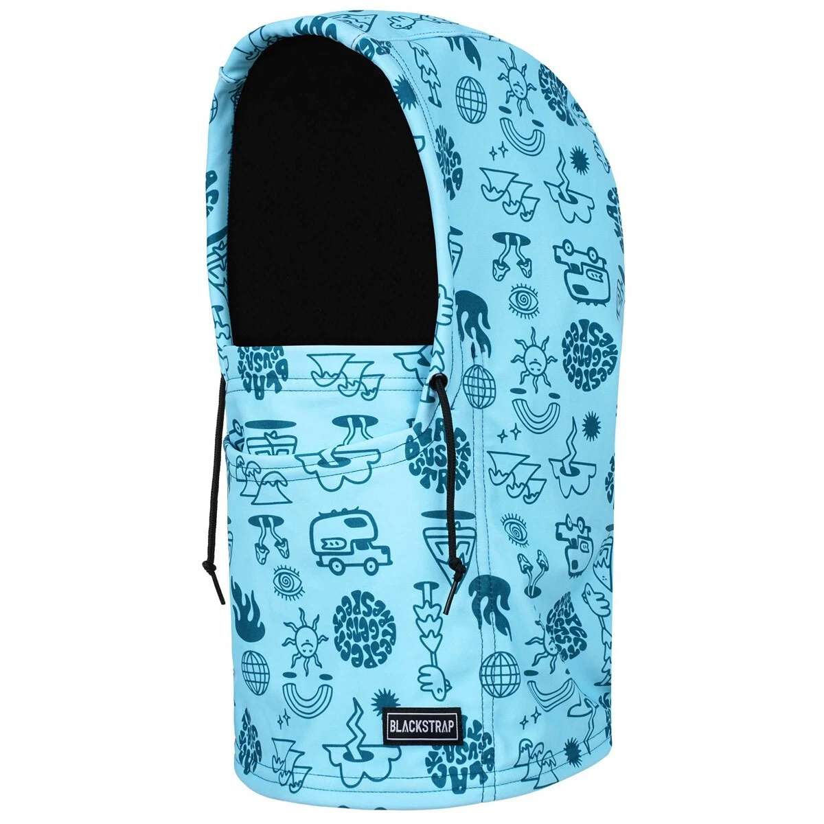 BlackStrap Camber Hood Adjustable Balaclava Facemask Hannah Eddy - Respect Teal