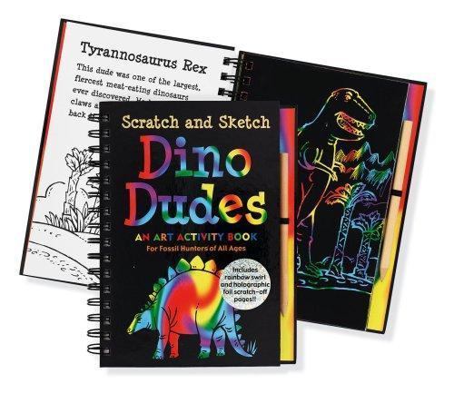 Dino Dudes Scratch and Sketch: An Art Activit- 1593599730, spiral-bound, Zschock
