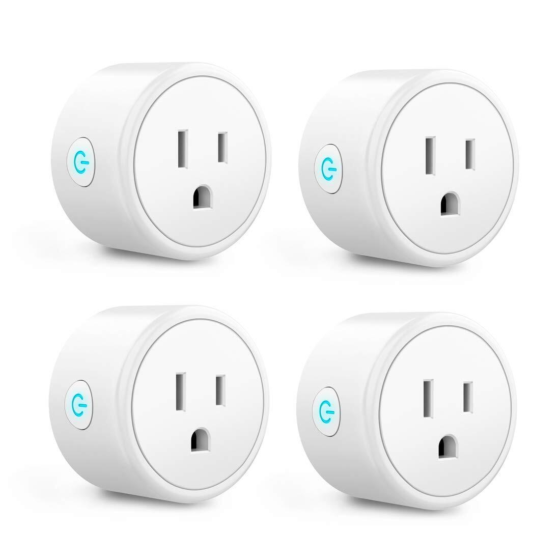 4-Pack Smart Plug with Bluetooth & Wi-Fi for Remote Home Control-image