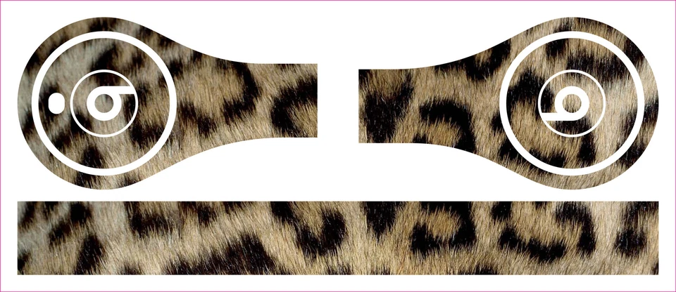 Cover Adesiva Sticker per Cuffie Monster Beats by Dre Studio LEOPARD Nuova New