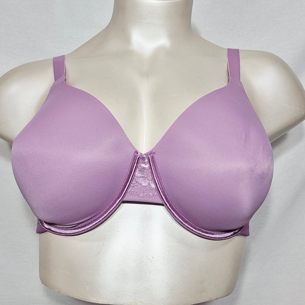 40DDD Radiant Vanity Fair 76528 Back Smoothing Underwire Bra LAVENDER