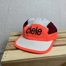 Ciele Athletics Hat Cap Adult Red Adjustable Strap 5 Panel Mesh Speed Coolwick