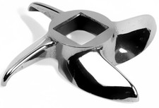 Tre spade, raut coltello per tritacarne 32 ,acciaio inox auto affilanti qualità