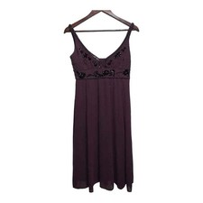 Gorgeous purple beaded dress by ELIZA J.  Size 6