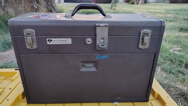 Space Shuttle Program Vintage Kennedy 520 Machinist Toolbox FULL Starrett Tools