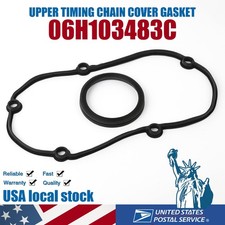 1x Upper Timing Chain Cover Gasket Seal Rubber For Audi A4 For Volkswagen Tiguan