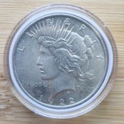 1922 $1 Peace Dollar in a nice plastic case-# 76830 — photo 1