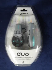 FINIS Duo Underwater Music MP3 Player with Bone Conduction Audio Gray/Blue