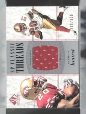 2002 SP Legendary Cuts - Sp Classic Threads Garrison Hearst #CC-GH /350 Jersey