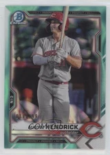 2021 Bowman Draft Chrome Aqua Lava Refractor /199 Austin Hendrick #BDC-138