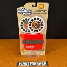 2018 View-Master Classic 3D Adventures Discovery Red Viewer w/ Reels Sealed New