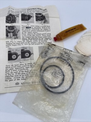 [Unused Nikon Nikonos O ring set Genuine (2rings 1grease)