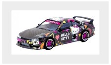 Tarmac T64G-018-HK Nissan - Silvia S14 Vertex Hello Kitty 1997 - Black - 1/64