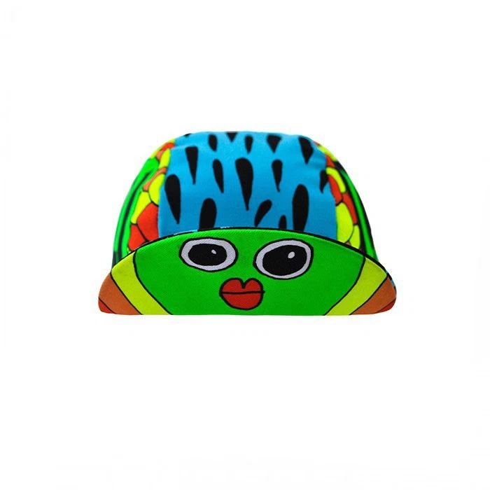 Gorra de ciclismo artística Cinelli de Ana Benaroya - Gorros para bicicleta de poliéster italiano Foto 2 de 3