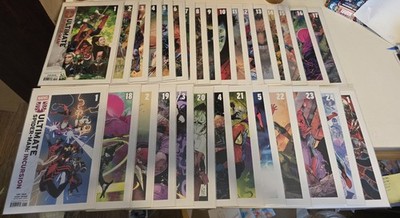 Lot 30 Ultimate Spider-man 1-24 Complete Set Cover A + Incursion 1-5 Endgame #1 