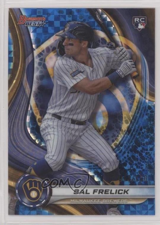 2024 Bowman's Best Blue X-Fractor /150 Sal Frelick #37 Rookie RC