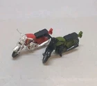 Matchbox Lesney Superfast No18 HONDARORA lot of X2 " CHTOME FORKS & ARMY OLIVE "