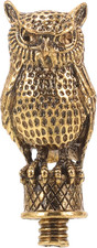 Owl Wax Seal Stamp Handle Only   Golden Metal Replacement Grip for DIY