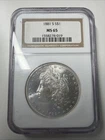 1881 S Morgan Silver Dollar NGC MS-65