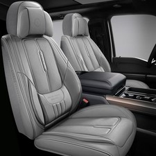 Universal Fit Full Coverage Leather Car Seat Covers for Cars,SUVs and Pick-up Tr