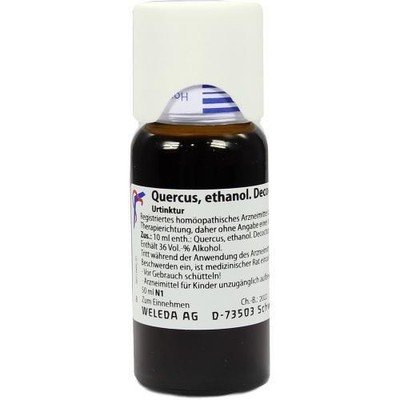 QUERCUS ETHANOL. Decoctum Urtinktur = D 1 Dilution 50ml PZN 1629467