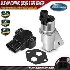 2pcs Idle Air Control Valve & Throttle Position Sensor Set for Ford Ranger Mazda