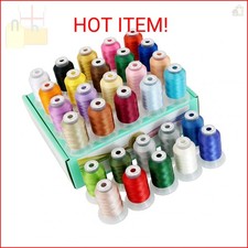 New brothread 30 Colors Polyester Embroidery Machine Thread Kit 500M 550Y Each