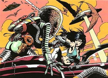 1994 Topps Mars Attacks #93 When worlds collide  5 3 B GET EVERY 4TH FREE