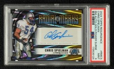 2024 Resurgence Gold Surge Refractor 36/50 Chris Spielman PSA 9 MINT Auto 8d2