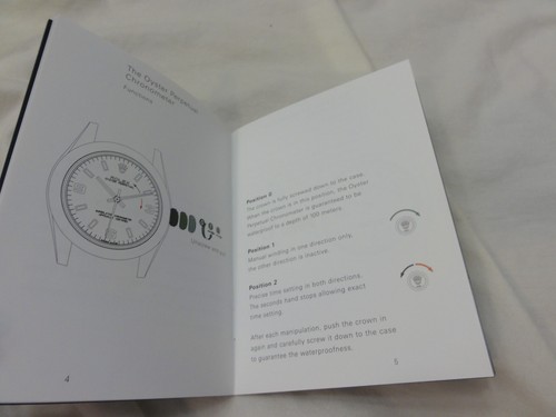 Original Rolex Handbuch / Booklet Rolex Oyster Perpetual / Datum ~ 2008 ~ Englisch - Bild 3 von 7