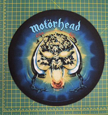 Motorhead Overkill Large Size Printed Sew On Back Patch Officially Licensed