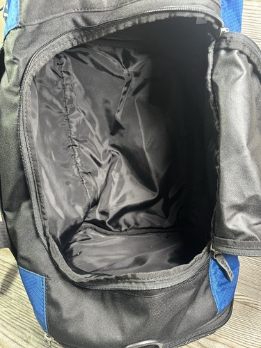 Oakley Small Carry Duffle Bag Black/Blue Tactical Gym Hiking Trail Daypack - Bild 8 von 8