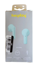 Heyday True Wireless Bluetooth Earbuds Mint Green with Charging Case