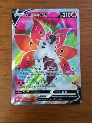 Volcarona V 170/203 Full Art Evolving Skies Pokemon TCG