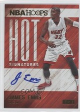 2015-16 Panini NBA Hoops Hot Signatures James Ennis #HS-JEN Auto 4a1