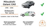 Lautsprecher Boxen Vorne Jbl Club 620F FüR Mitsubishi Galant Eao 2X Tief-Mittelt
