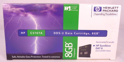 HP C5707A DDS-2 Data Cartridge 8GB NEW Sealed Box of 10