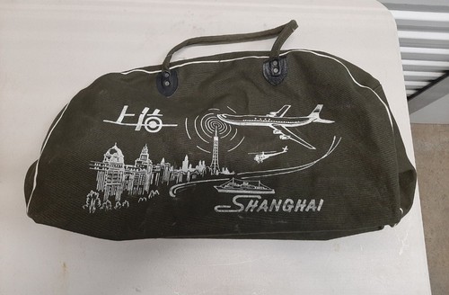 Vintage Shanghai Canvas travel bag