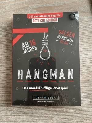 DENKRIESEN - Hangman - Rotlicht Edition - '''Galgenmännchen TO GO''