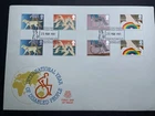GB 1981 Year of Disabled- Peter Scot Gutter Pair First Day Cover unaddressed.