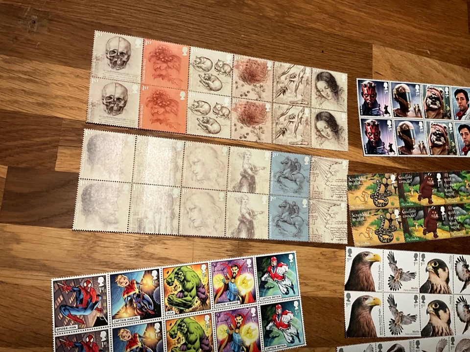 Juego de sellos conmemorativos GB año sin M/S - MNH 2019 valor nominal £305++ Foto 3 de 4