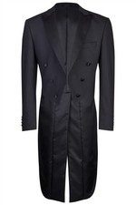 Wilvorst CLASSICs Herren Frack-Sakko Modern Fit Schwarz