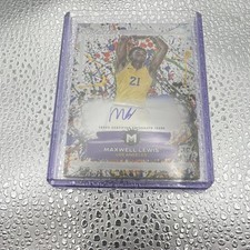 Topps Motif 2023-24 Splatter Signatures Maxwell Lewis SS-ML Autograph /25 Lakers