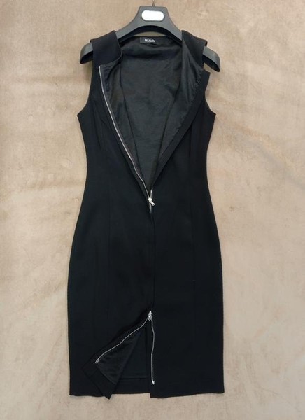 Women Max&Co. Dress Black Viscose 34 / XS