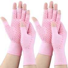 2 Pairs Arthritis Gloves, Compression Gloves for Women Men, Relieve Arthritis...