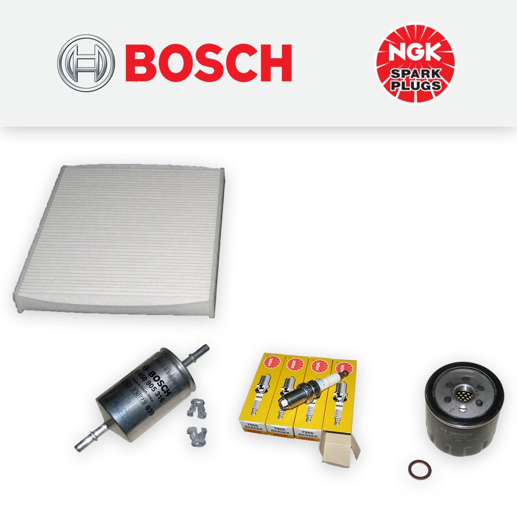 SERVICE KIT for ZAFIRA A 1.6 16V X16XEL AC=BEHR OIL FUEL CABIN FILTERS PLUGS